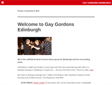 Tablet Screenshot of gaygordonsedinburgh.com
